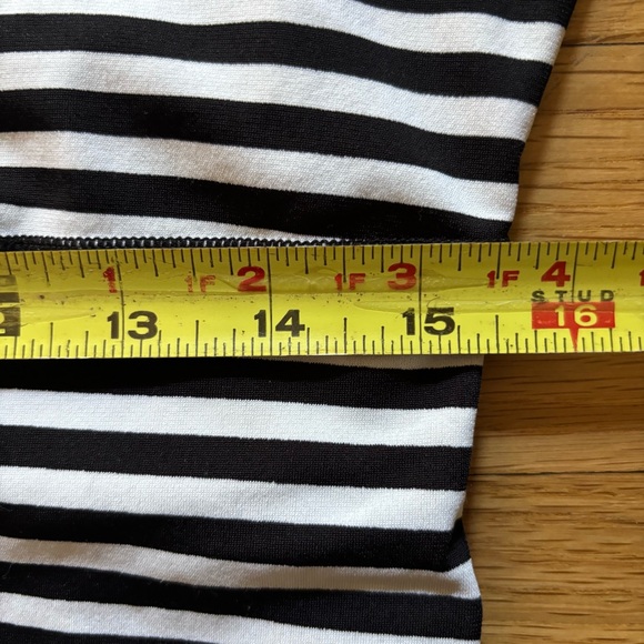 Coolibar Swim Shirt Long Sleeve Swimsuit‎ Women S White Black Ruche UPF50 Resort - Picture 10 of 12